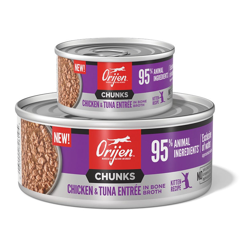 ORIJEN Chicken & Tuna Recipe For Kittens - Wet Cat Food
