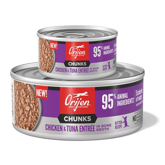 ORIJEN Chicken & Tuna Recipe For Kittens - Wet Cat Food