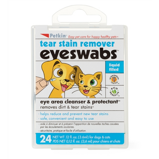 Petkin Eye & Tear Swabs 24pk