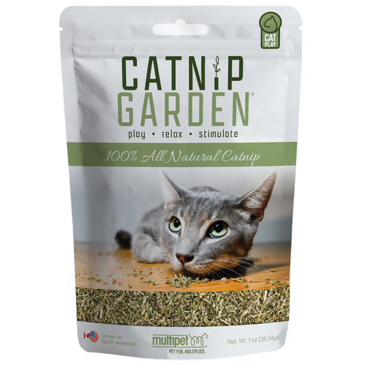 Multipet Catnip Garden All Natural Loose Catnip Bag  28g