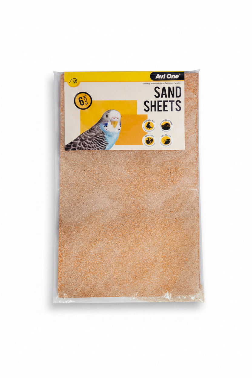 Avi One Sand Sheet Bird 6pk