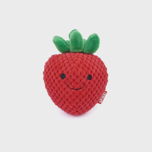 Spike Kawaii Strawberry Dog Toy