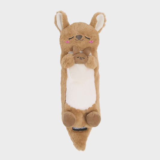 ZippyPaws Snooziez - Kangaroo (Silent Squeaker)