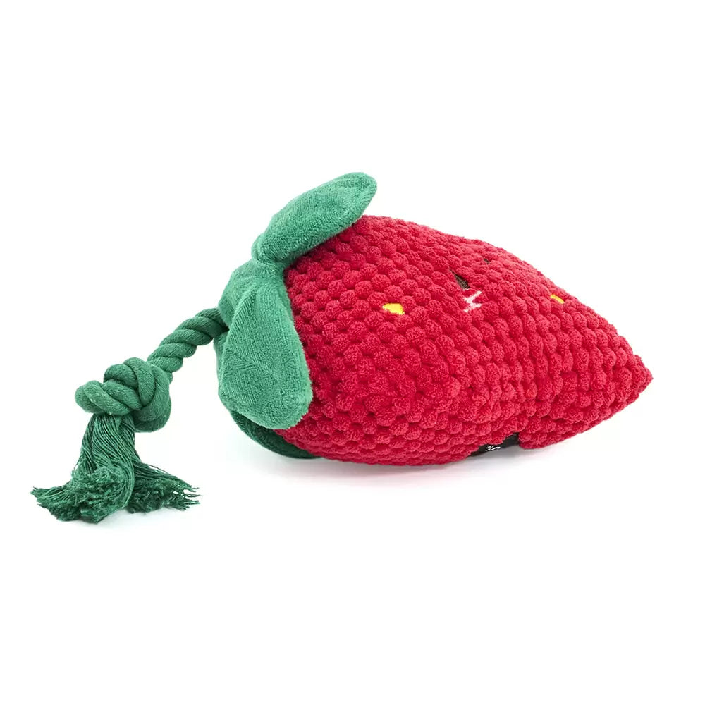 ZippyPaws Crinkle Crops - Strawberry