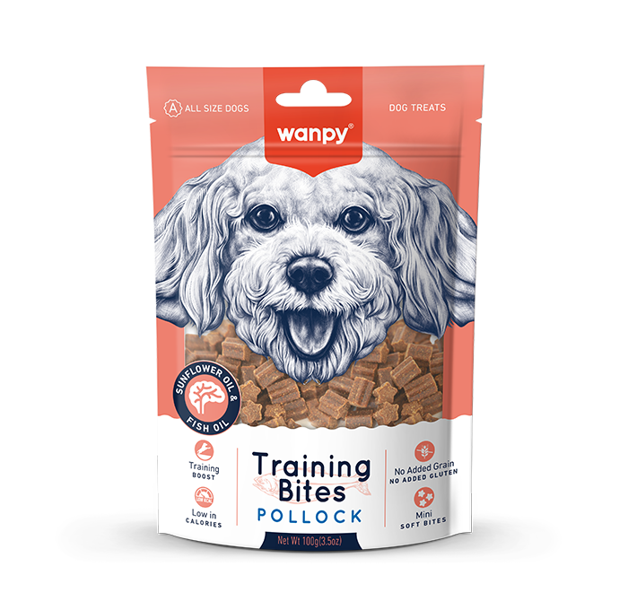 Wanpy Training Bites Pollock Recipe - 100g