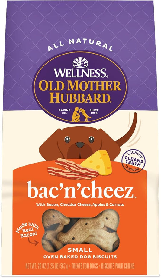 Old Mother Hubbard Bac'n'Cheese Small Dog treats 567g