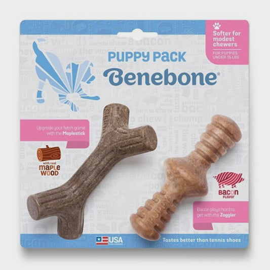 Benebone Maple & Bacon Chew Toys - For Puppies
