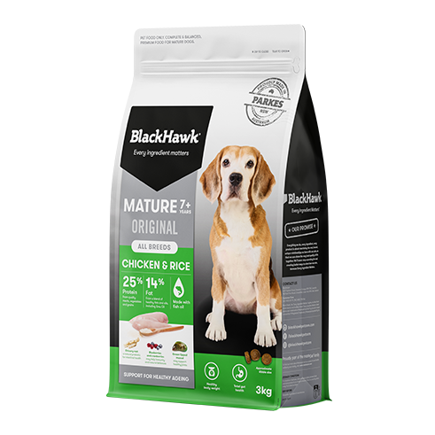BlackHawk Dog Mature Chicken & Rice