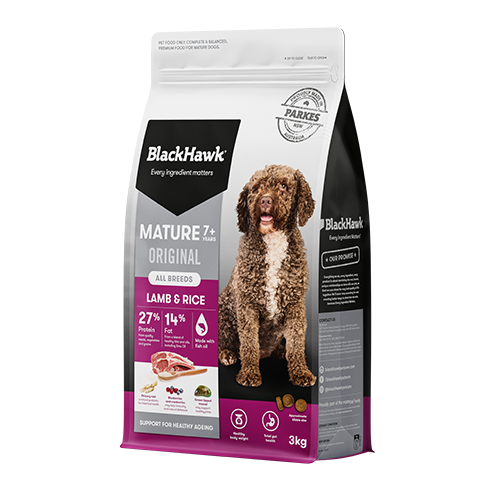 BlackHawk Mature Dog Food - Lamb & Rice