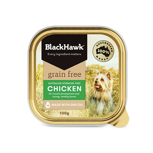 BlackHawk Grain Free Dog Wet Food 100g - Chicken