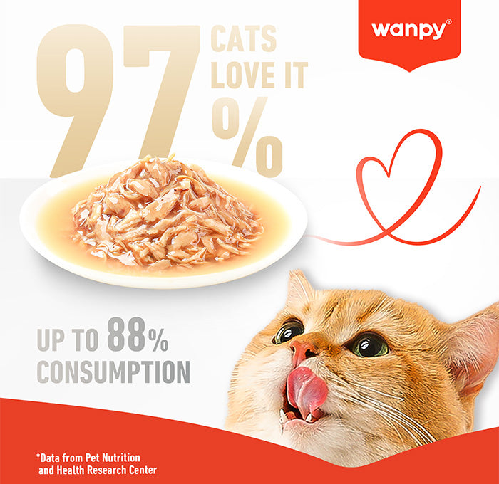 Wanpy Cat Pouch 70g Tuna and Chicken Stew