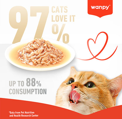 Wanpy Cat Pouch 70g Tuna and Chicken Stew