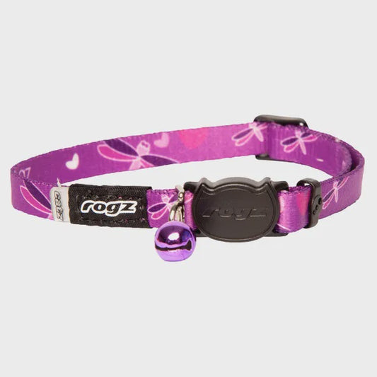 Rogz Kiddycat Safeloc Cat Collar Dragonfly