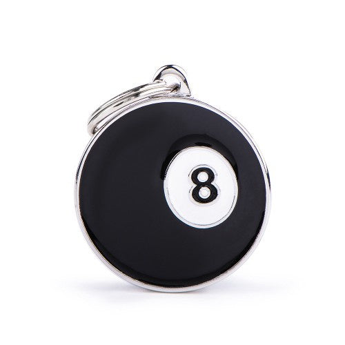 MyFamily Name Tag - #8 Pool Ball