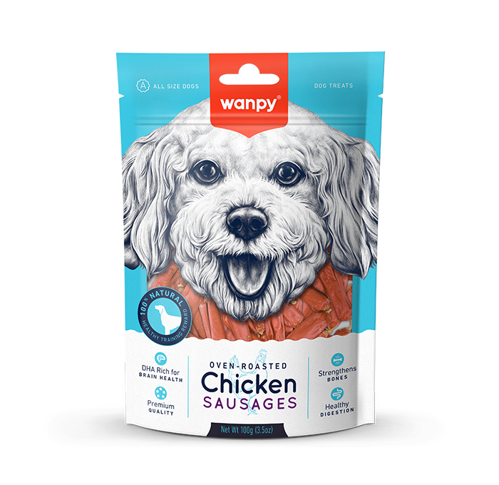 Wanpy Dog Chicken Sausages 100g
