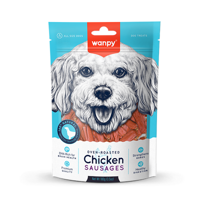 Wanpy Dog Chicken Sausages 100g