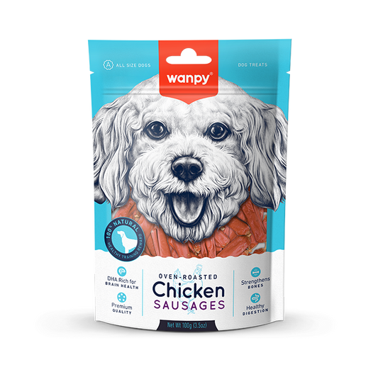 Wanpy Dog Chicken Sausages 100g