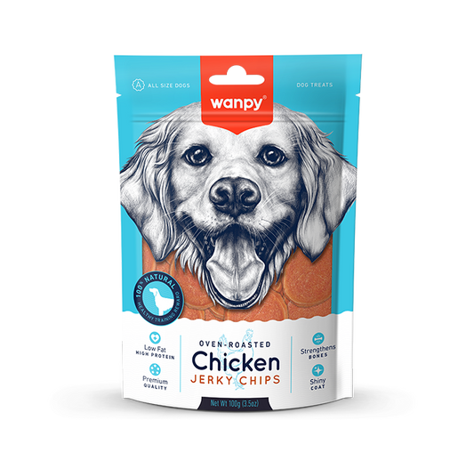 Wanpy Dog Chicken Chips 100g