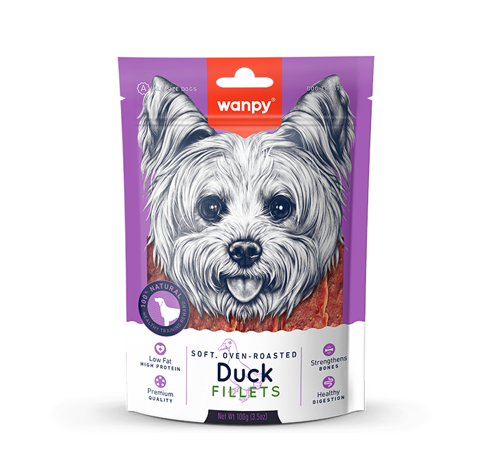 Wanpy Dog Duck Fillets 100g