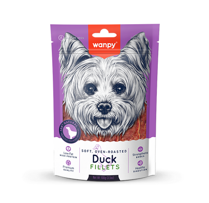 Wanpy Dog Duck Fillets 100g