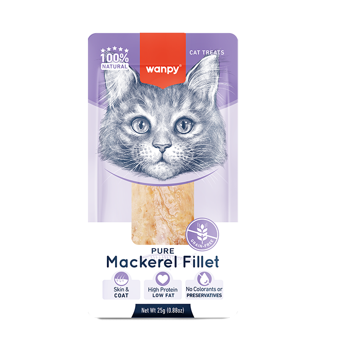 Wanpy Cat Treat Mackerek Fillet 25g