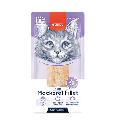 Wanpy Cat Treat Mackerek Fillet 25g