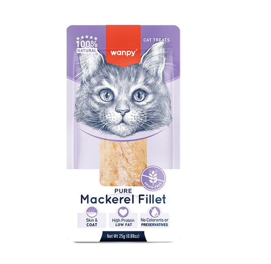 Wanpy Cat Treat Mackerek Fillet 25g