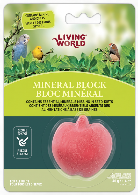Living World Mineral Block - Apple