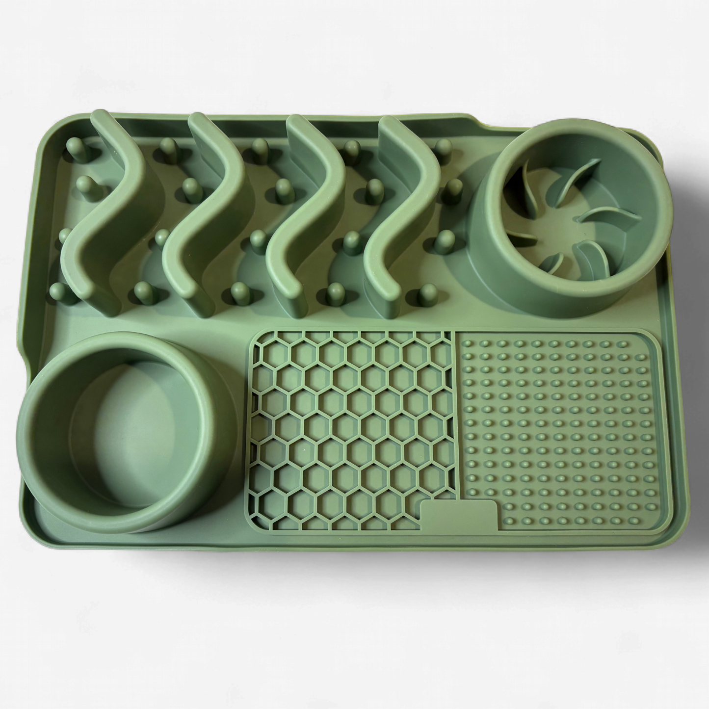 Waggin Tails Slow Feeder Double Bento