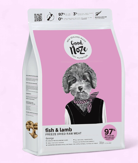 George Fish and Lamb Freeze Dried Dog Food 350g