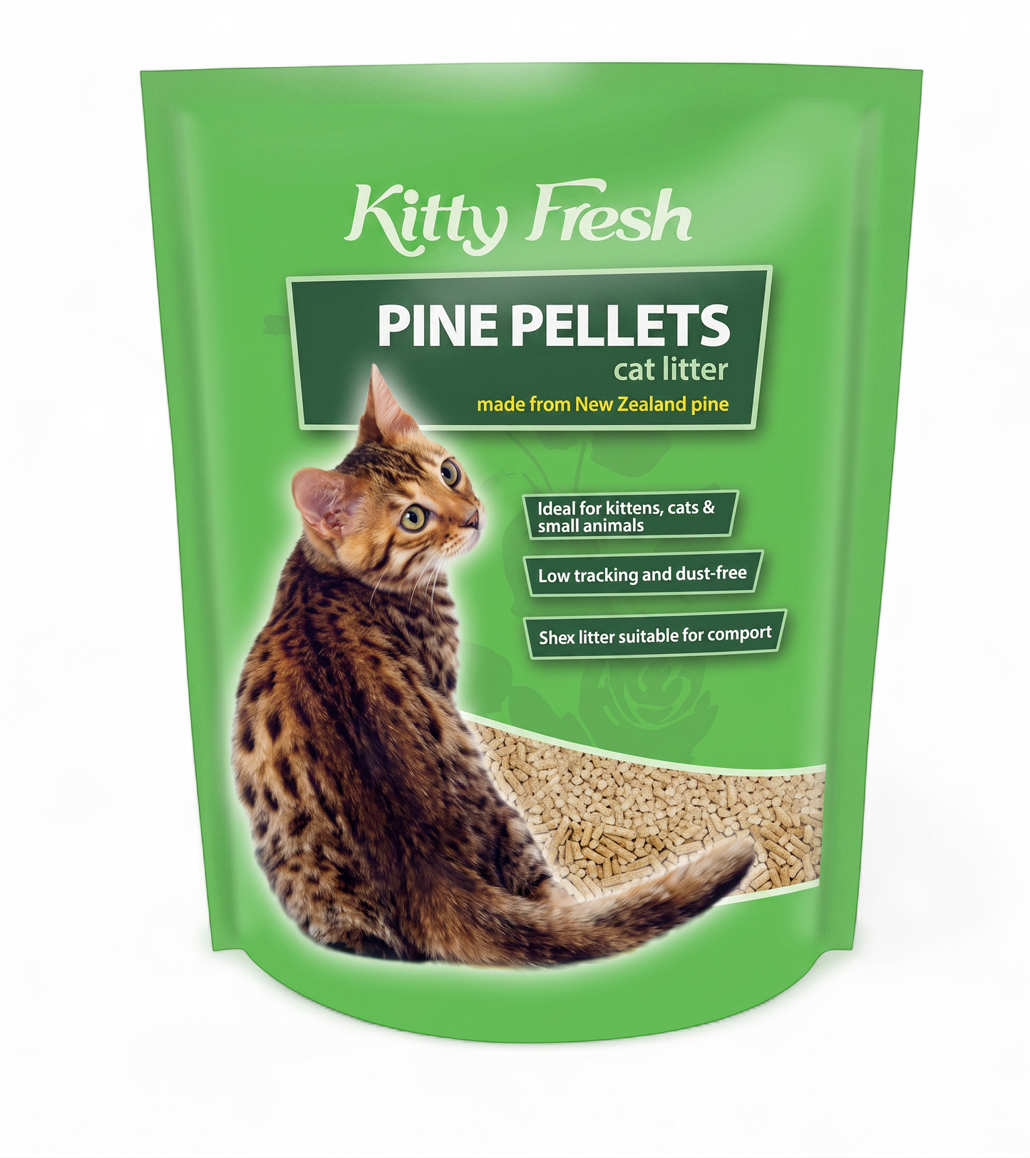 kitty fresh Litter Pine Pellets 20L