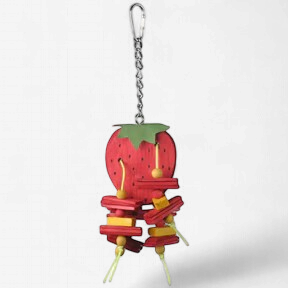 A&E Small Strawberry Bird Toy 28cm