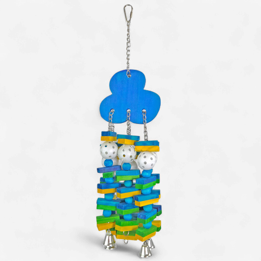 A&E Windy Chimes Wood Blocks Bird Toy 47cm