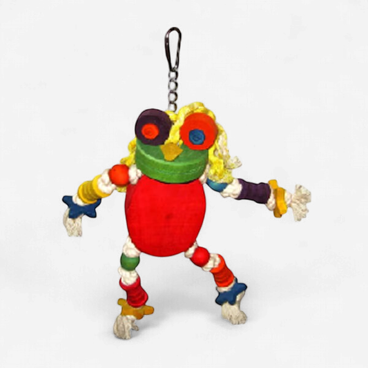 A&E Silly Wooden Frog 30cm