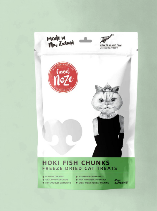Hoki Fish Chunks Cat treats 65g