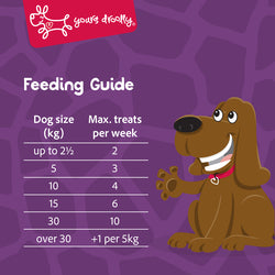 Yours Droolly Animal Shapes Dog Treats-  Variety 4pk