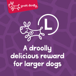 Yours Droolly Animal Shapes Dog Treats-  Variety 4pk