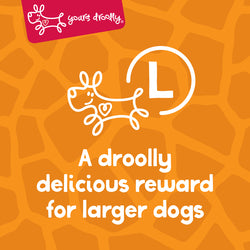 Yours Droolly Dog Treats - Animal Shapes with Chicken Paste 6pk