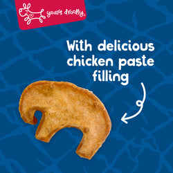 Yours Droolly Dog Treats - Animal Shapes with Chicken Paste 6pk