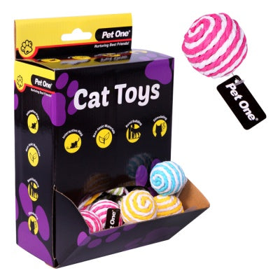 Pet One Cat toy Paper Mouse and Ball