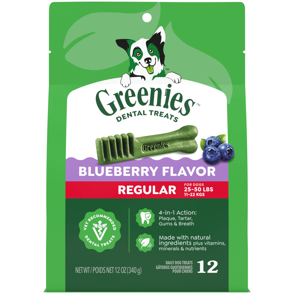 Greenies Canine Dental Chew - Blueberry