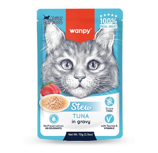Wanpy Cat Pouch 70g Tuna Stew