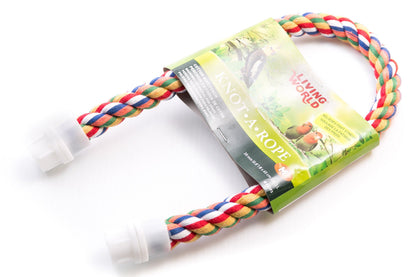 Living World Knot a Rope Perch - Banana Scented