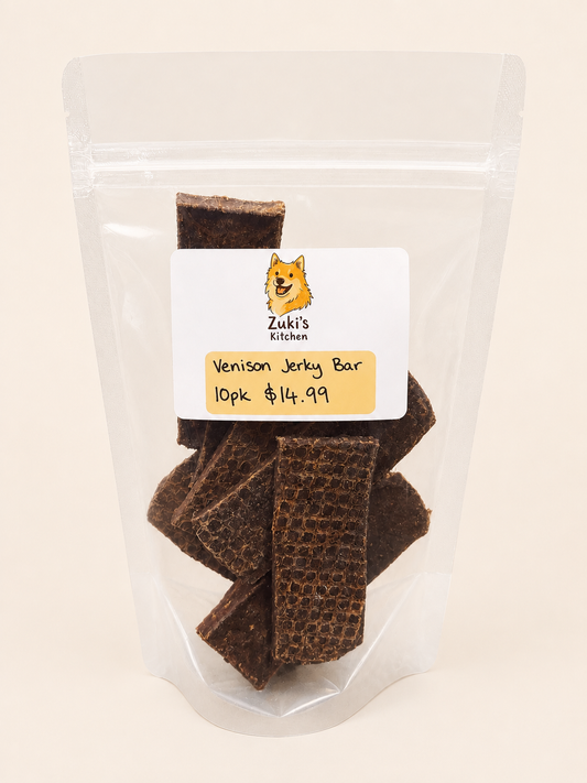Zuki's Kitchen - Venison Jerky Bar 10pk